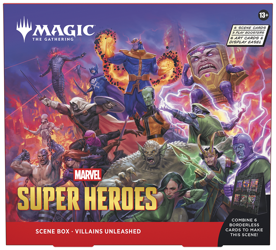 Magic The Gathering: Msh Marvel Super Heroes Scene Box (4CT Inner Cas…