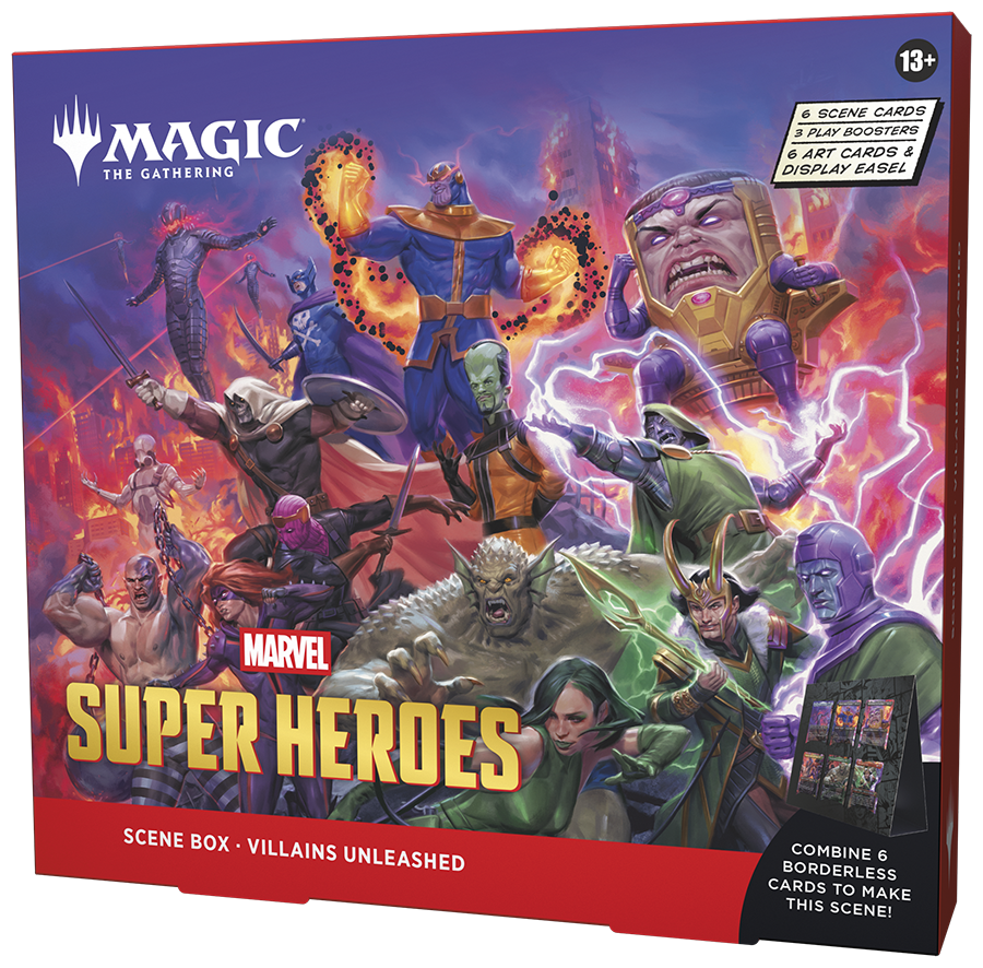 Magic The Gathering: Msh Marvel Super Heroes Scene Box (Villains Unleashed)
