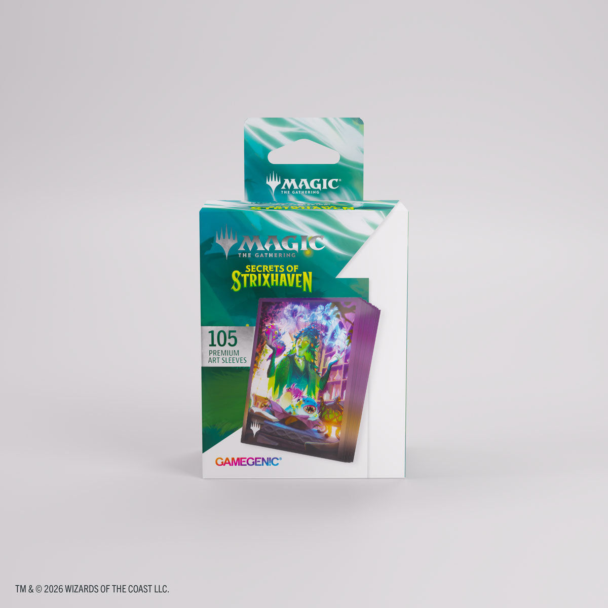 Gamegenic: Magic The Gathering: Secrets Of Strixhaven: Premium Art Sleeves: Commander 5 Box
