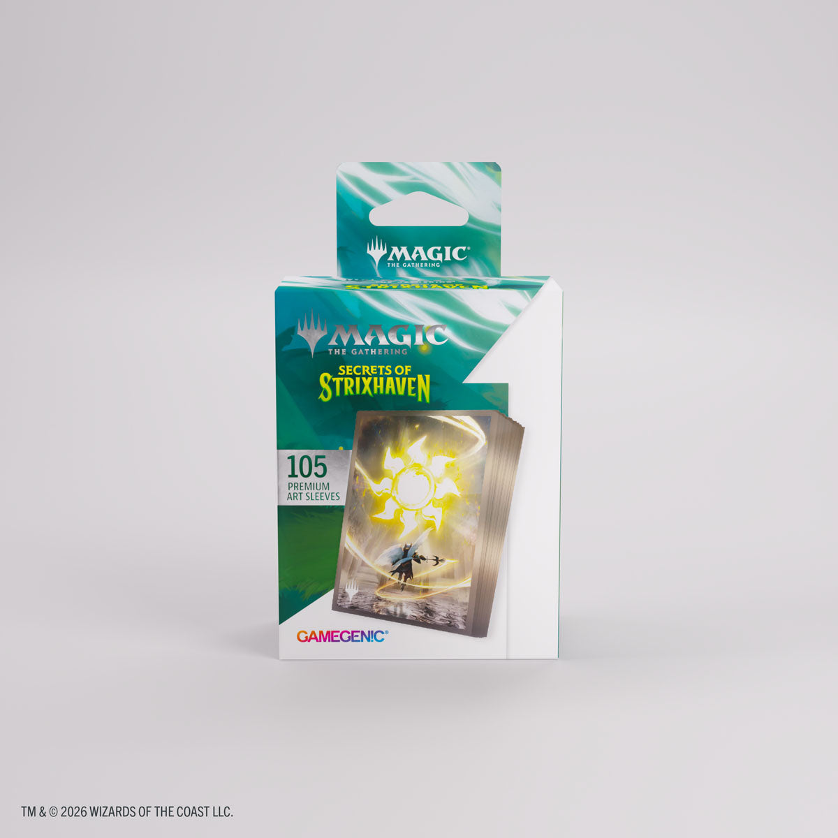 Gamegenic: Magic The Gathering: Secrets Of Strixhaven: Premium Art Sleeves: Mana 1 Box