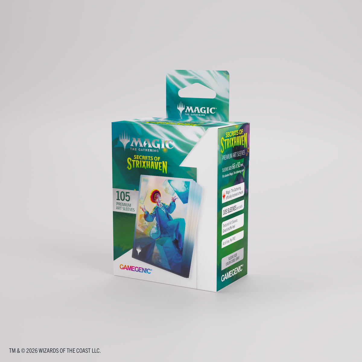 Gamegenic: Magic The Gathering: Secrets Of Strixhaven: Premium Art Sleeves: Commander 4 Box