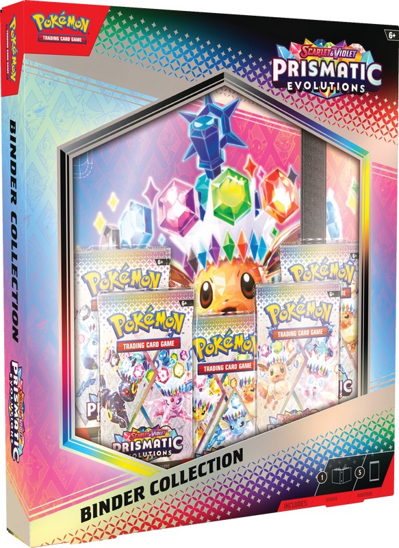 Colección de carpetas de Pokémon Escarlata y Violeta 8.5 Evoluciones Prismáticas