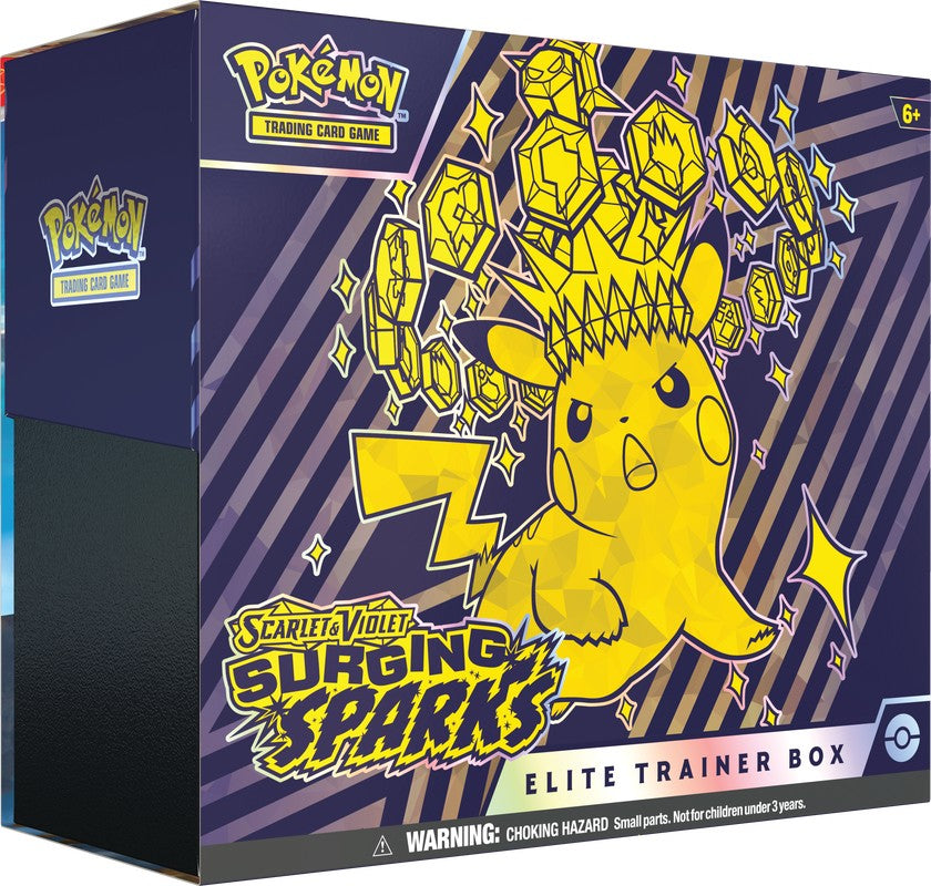 Pokémon Surging Sparks: Caja de Entrenador Élite (ETB)