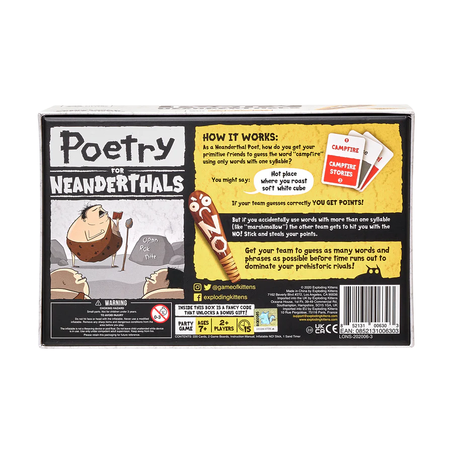 Poetry For Neanderthals (original edition)