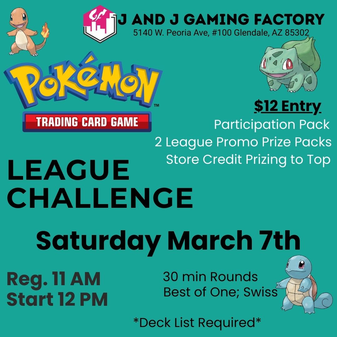 Pokémon March 7th, 2026 Challenge