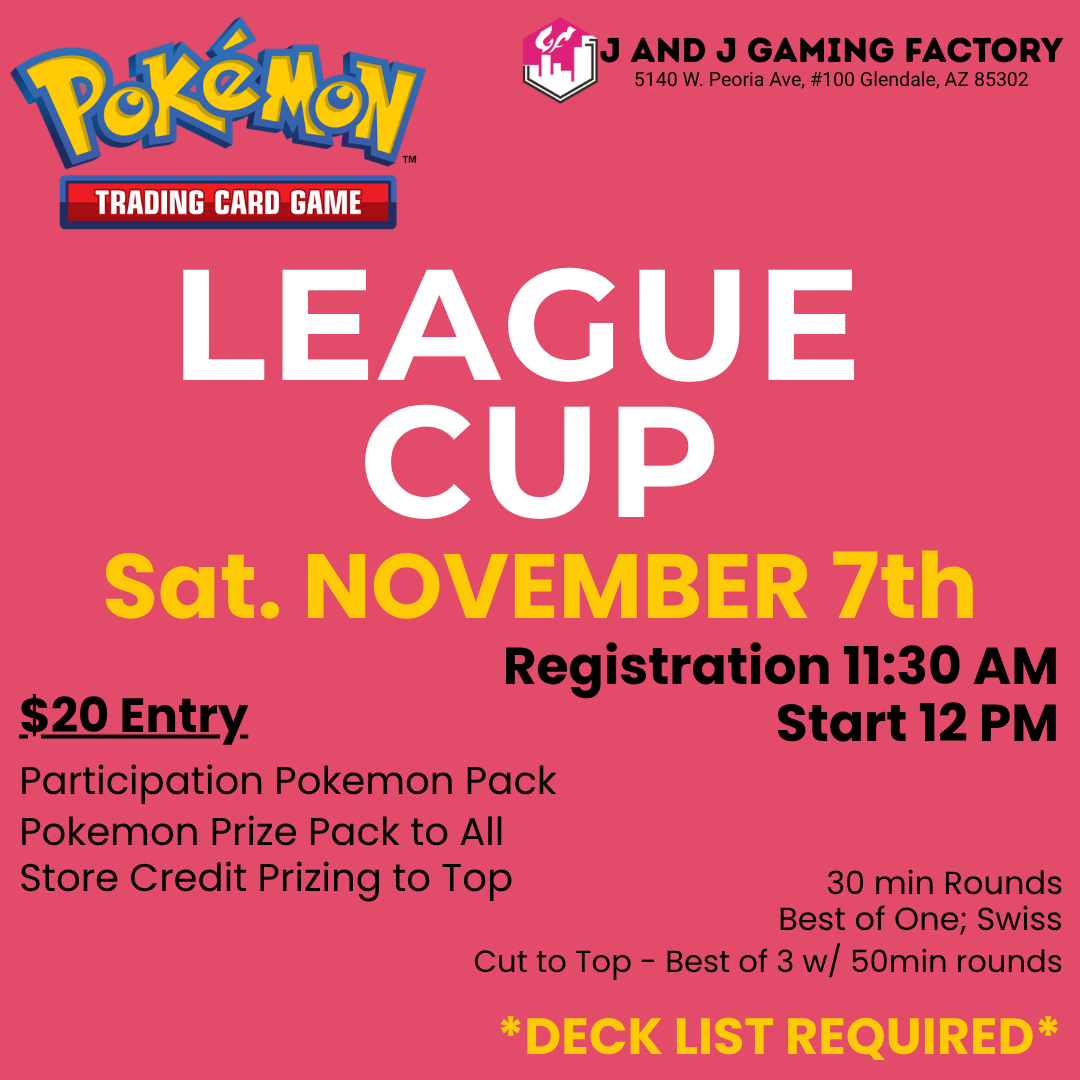 J & J Pokémon League CUP - Event Ticket