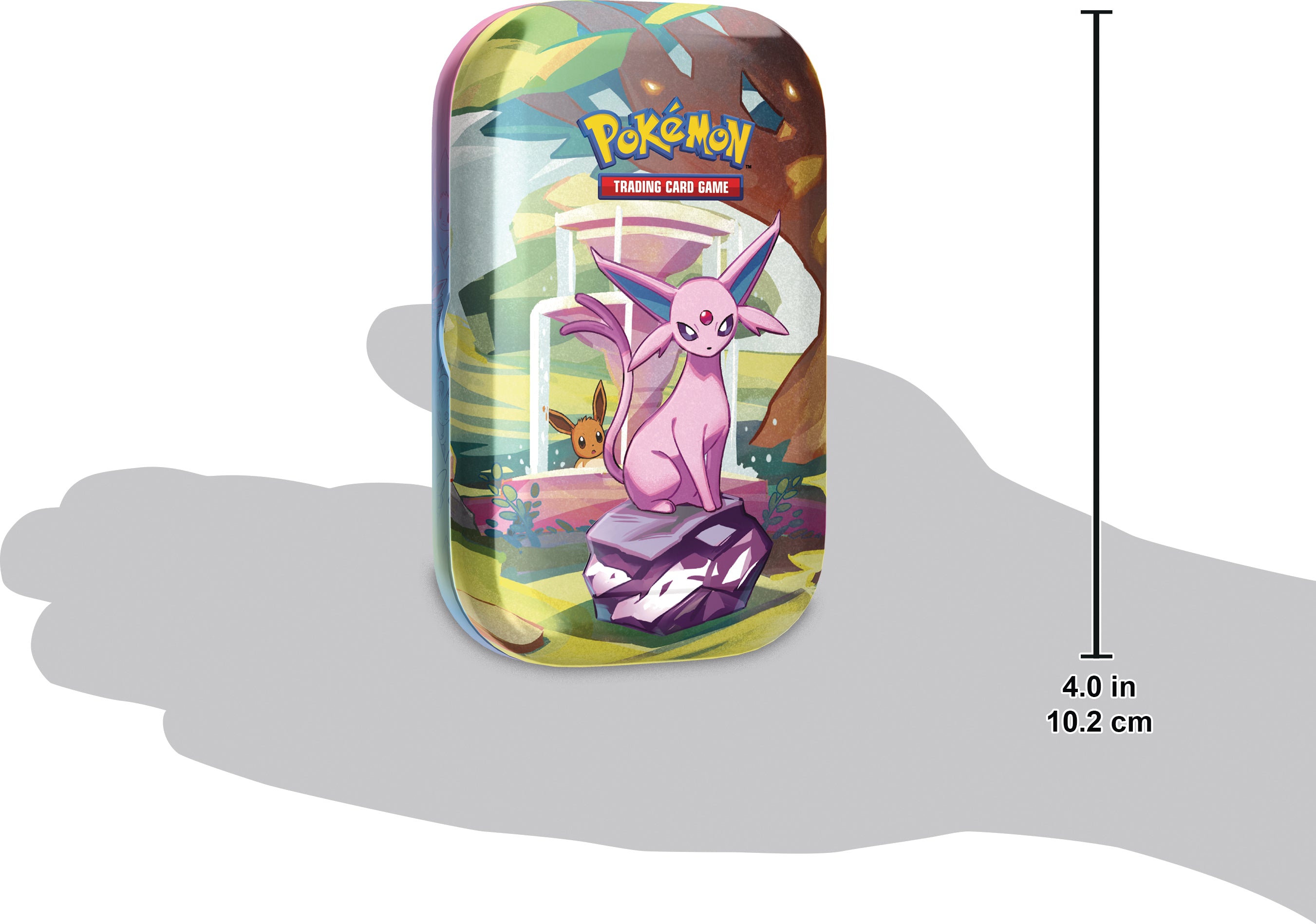 Mini latas de Pokémon Escarlata y Violeta 8.5 Evoluciones Prismáticas