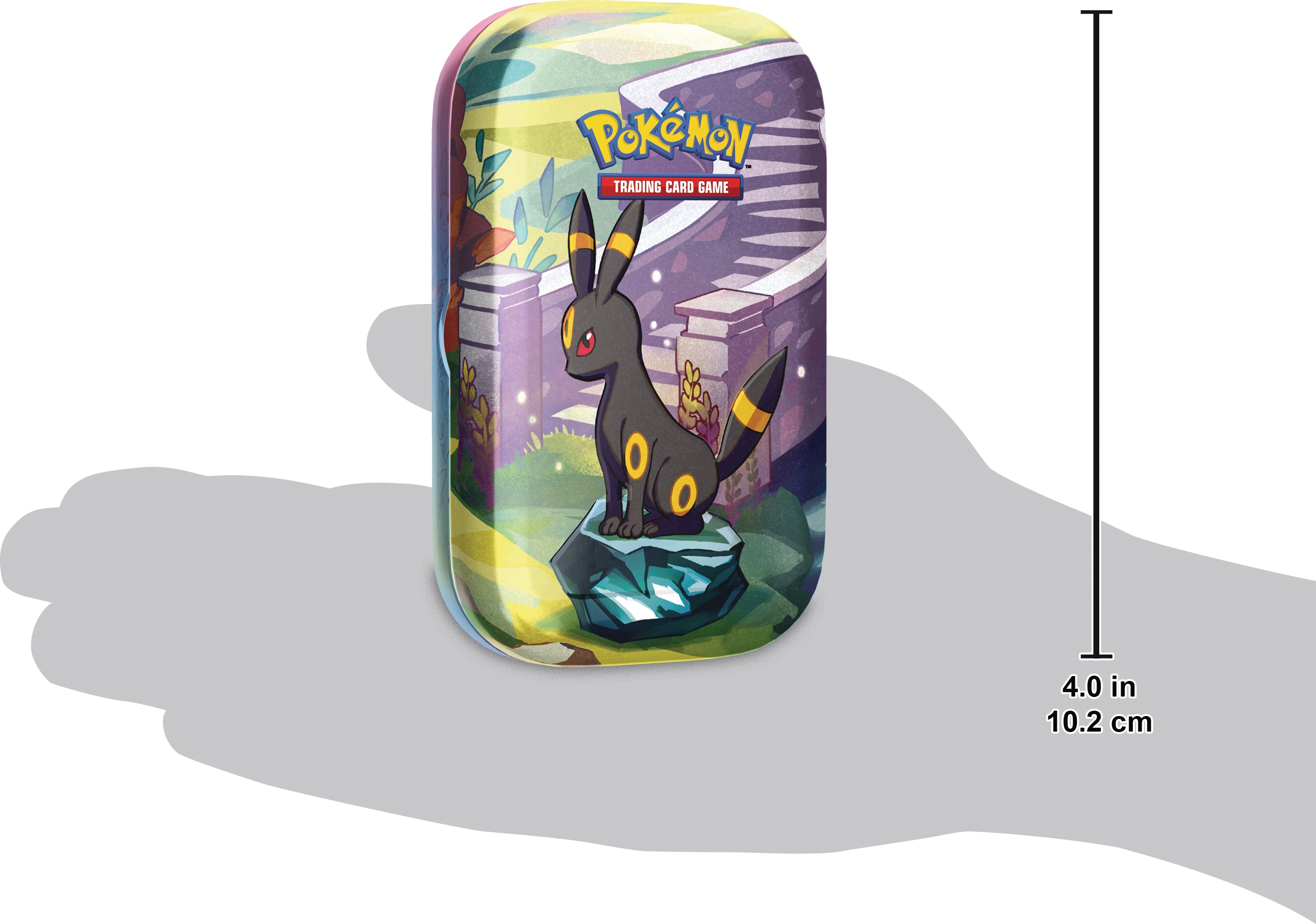 Mini latas de Pokémon Escarlata y Violeta 8.5 Evoluciones Prismáticas