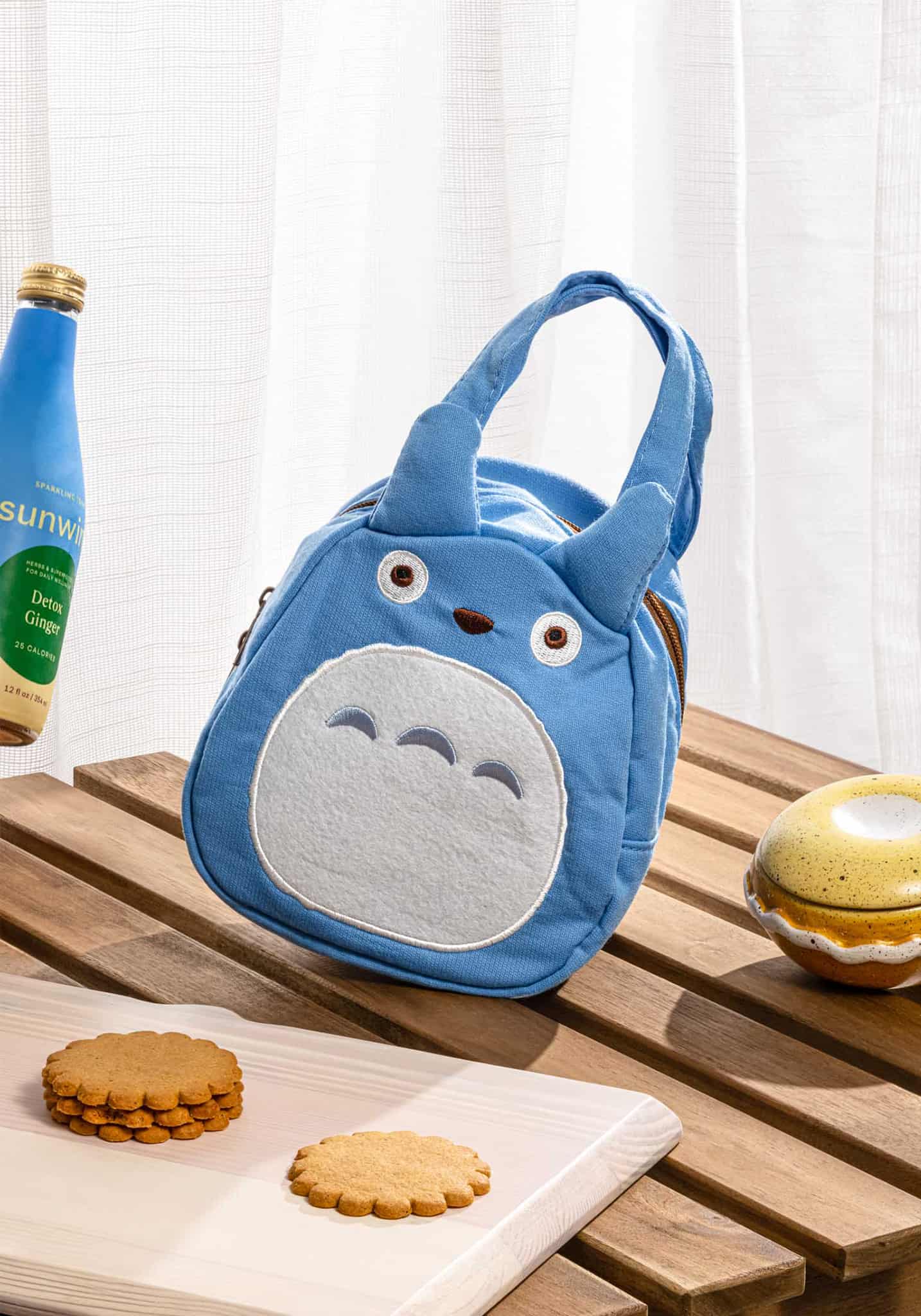 My Neighbor Totoro Die Cut Lunch Bag (Blue)