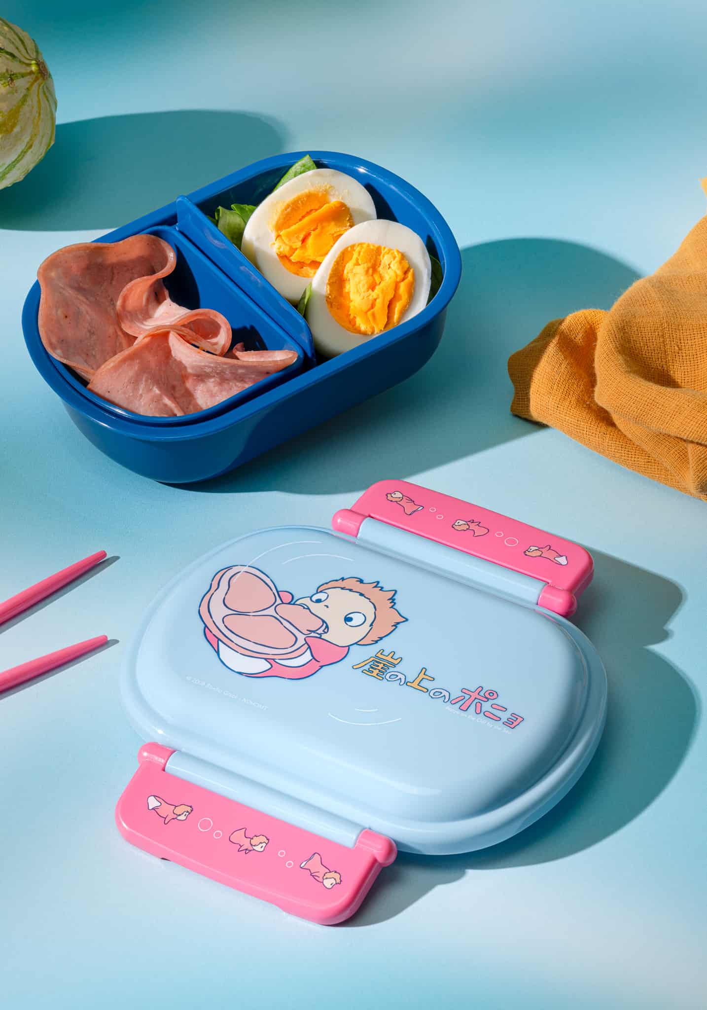 Ponyo Bento Lunch Box 12.17oz (Ponyo and Ponyo's sisters)