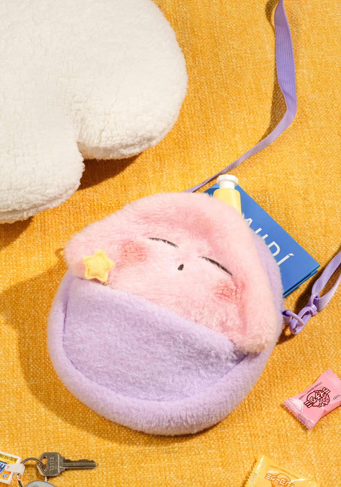 Kirby Fluffy Sling Bag (Sleepy)