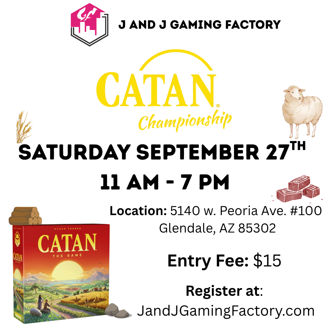 Evento Campeonato CATAN INSCRIPCIÓN 27 DE SEPTIEMBRE