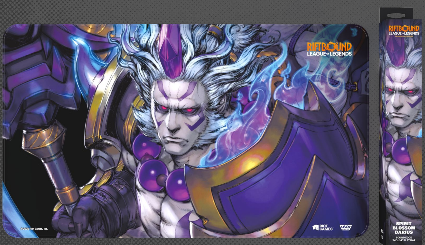Riftbound TCG: League of Legends: Set 2 Spiritforged Playmat: Spirit Blossom Darius