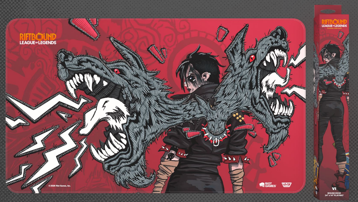 Riftbound TCG: League of Legends: Set 3 Unleashed Playmat: VI Pilotover Enforcer