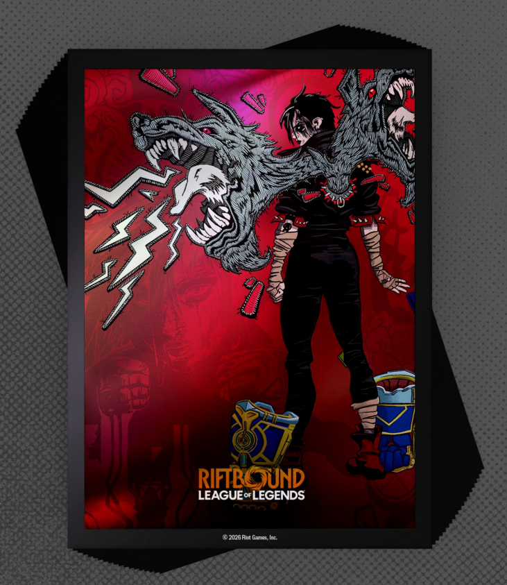 Riftbound TCG: League of Legends: Set 3 Unleashed Art Sleeves: VI Pilotover Enforcer (100CT)