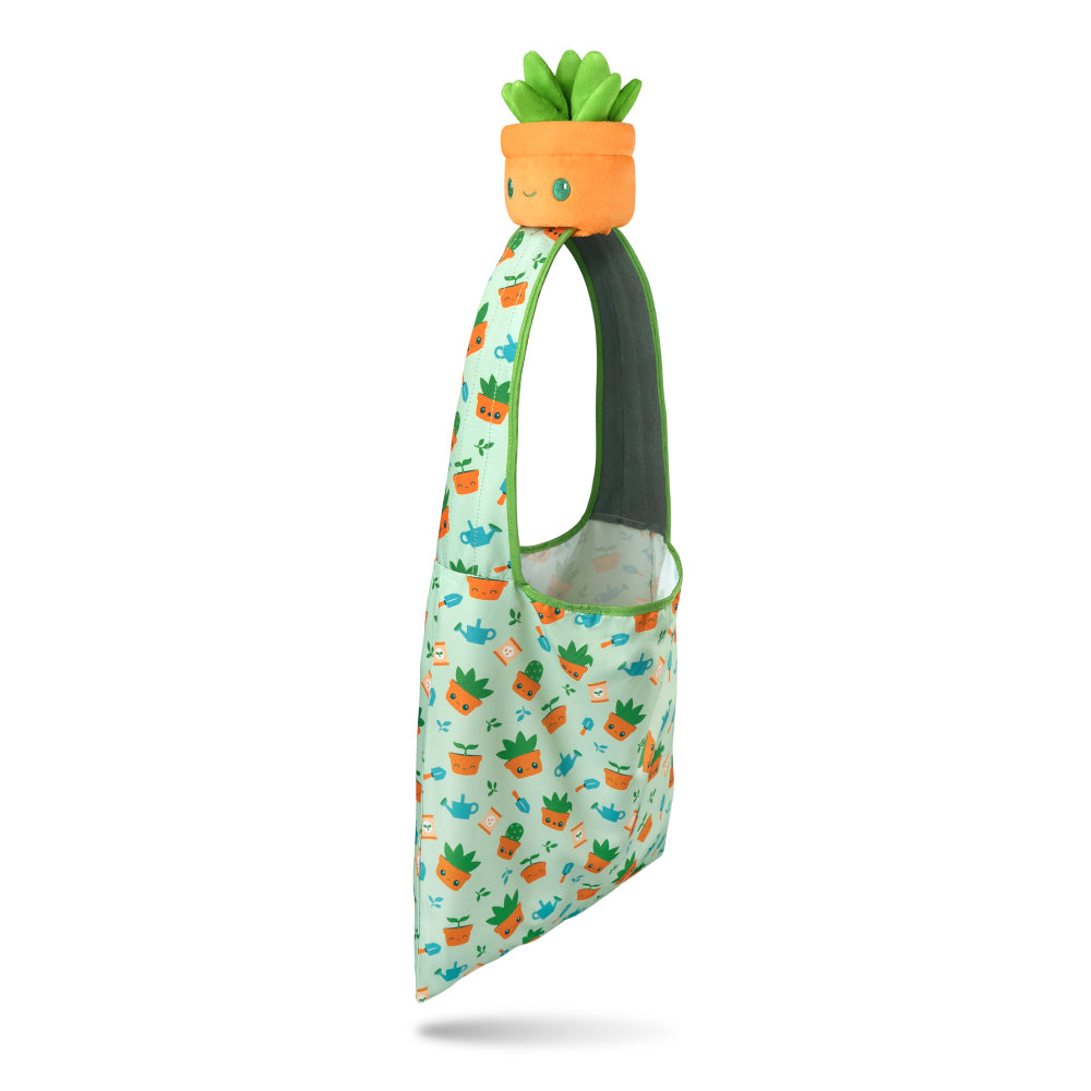 Bolsa de peluche: Suculentas de jardinería - Verde