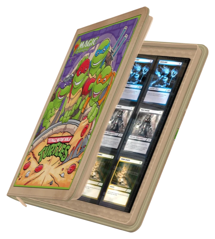 Magic: The Gathering | Teenage Mutant Ninja Turtles: Zipfolio 480 Xenoskin - Pizza Box