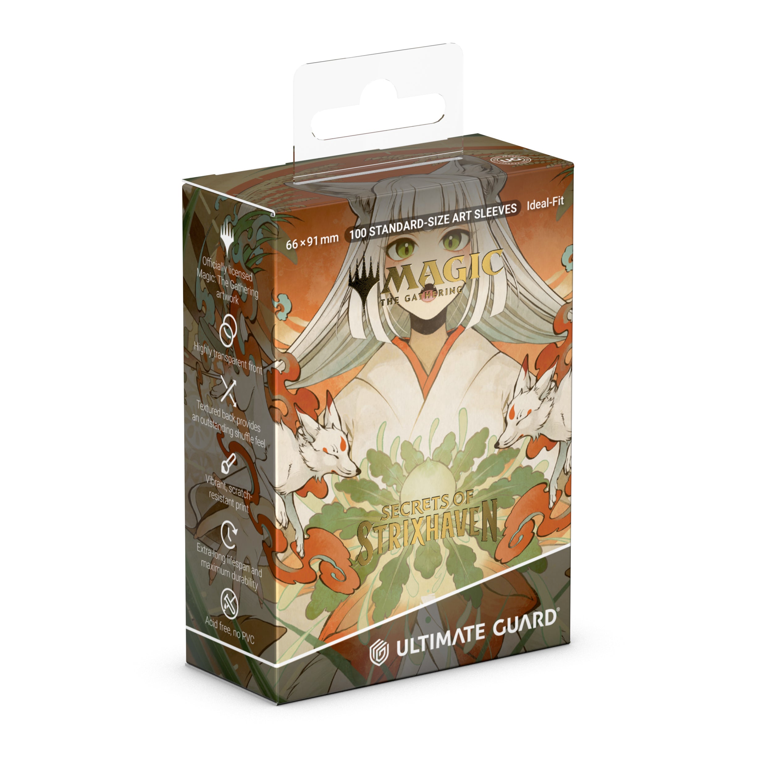 Ultimate Guard: Magic The Gathering: SOS Secrets Of Strixhaven: Art Sleeves: Green Rare (Alternate Art) Box