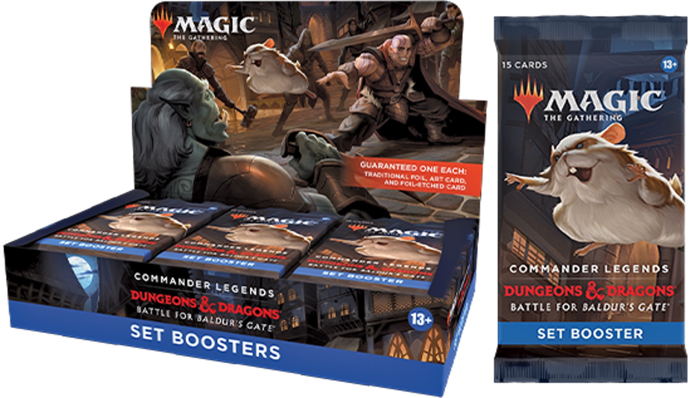 Magic: The Gathering: Commander Legends - Caja de sobres de la colección Batalla por la Puerta de Baulders