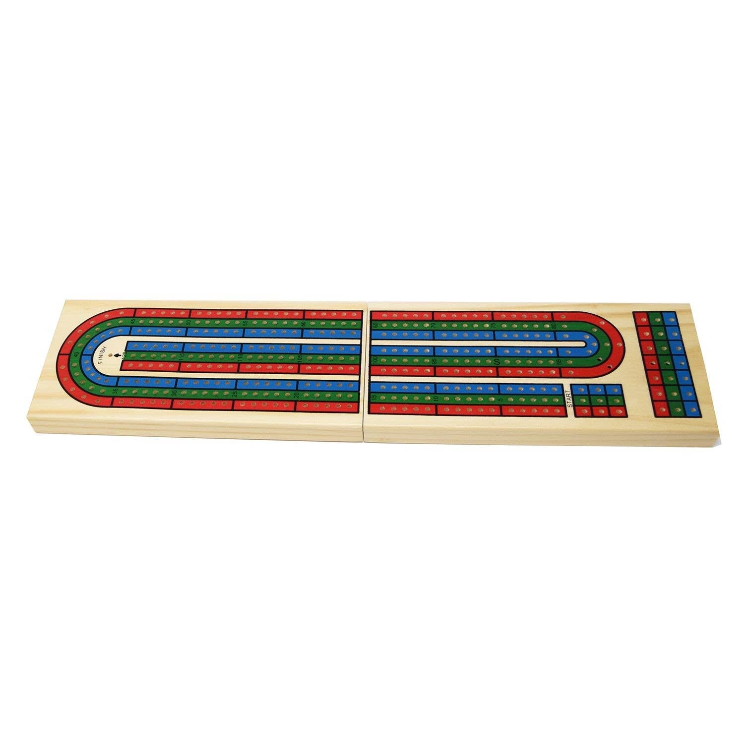 Juego de mesa plegable Cribbage Classic de 3 pistas