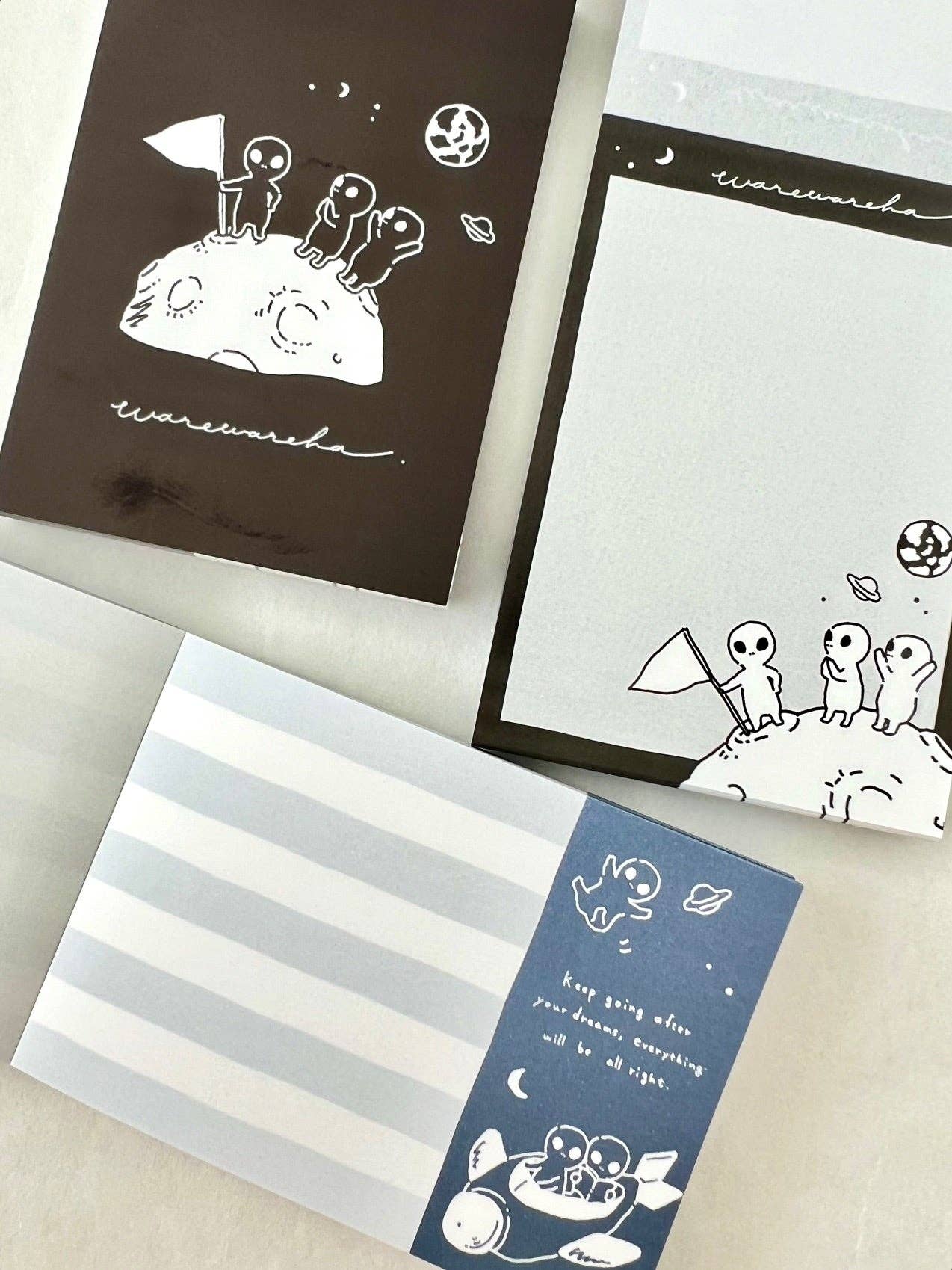 113692 CRUX Alien Landing Mini Notepad-10