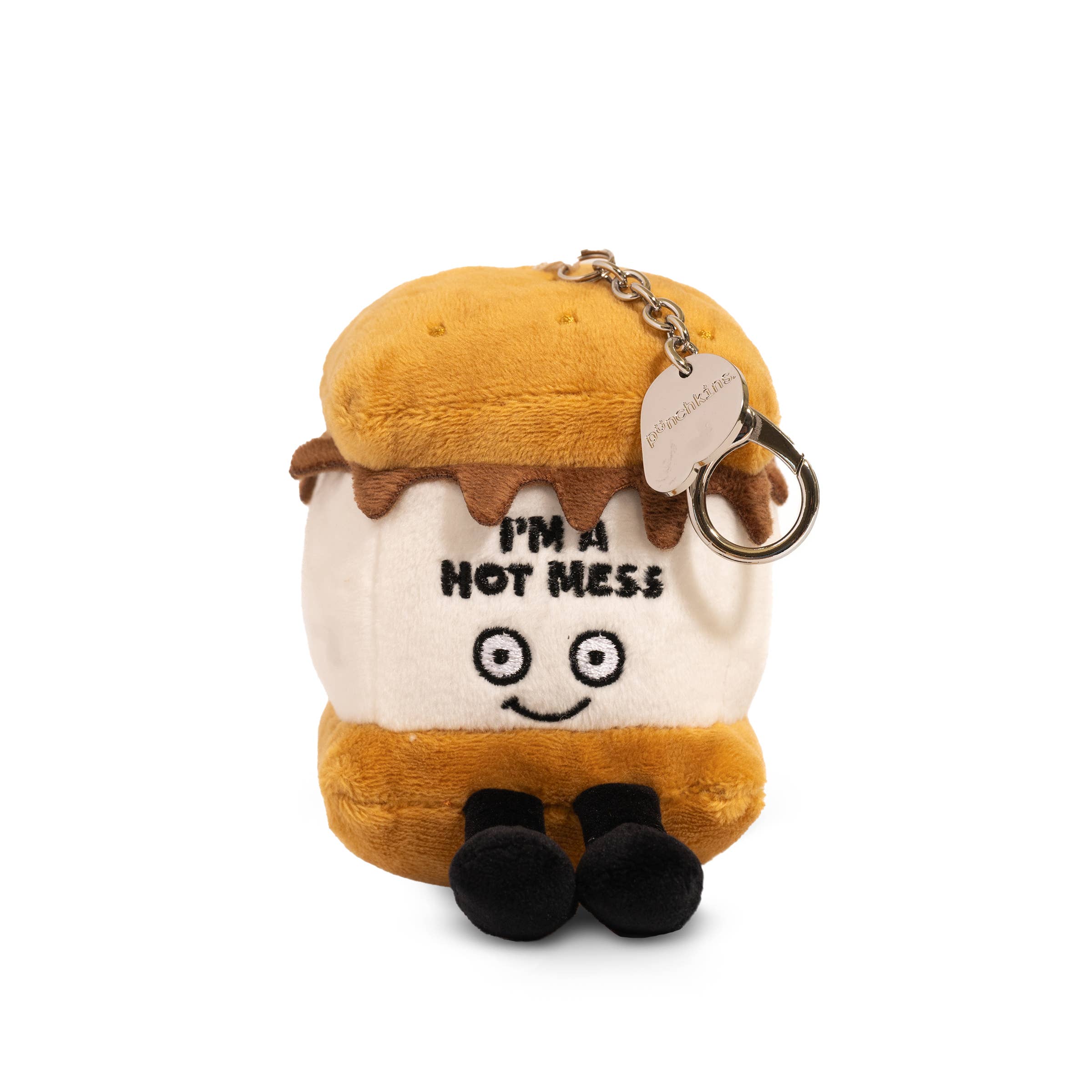 Hot Mess S'Mores Plush Bag Charm Soft Toy Funny Cute Gift
