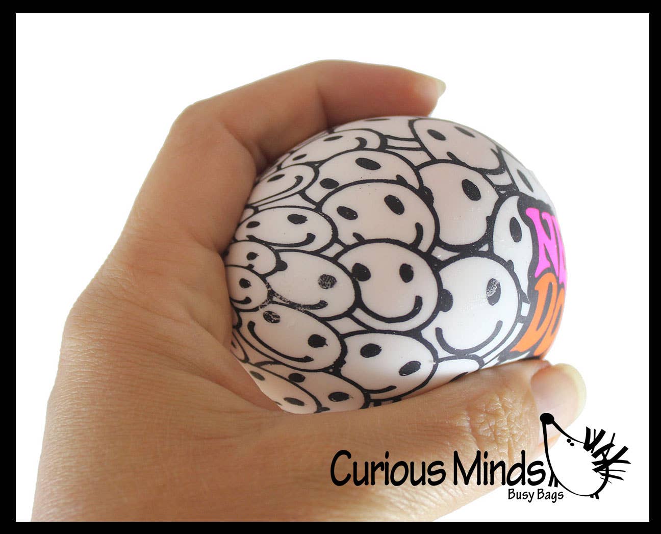 Nee-Doh Press-Doh Blank Black and White Color Changing Soft