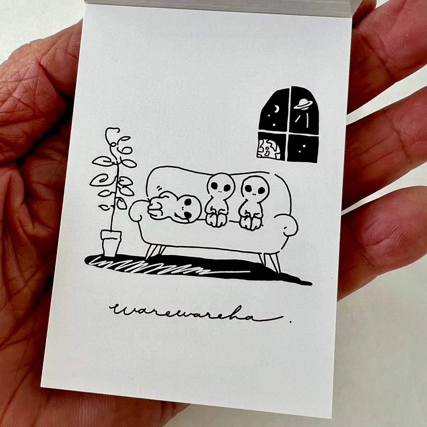 Mini bloc de notas CRUX Relax Aliens-10