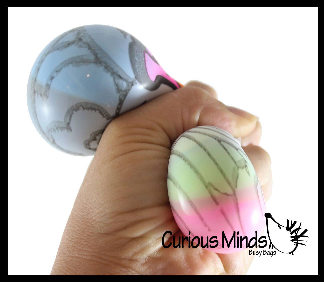 Nee-Doh Press-Doh Blank Black and White Color Changing Soft