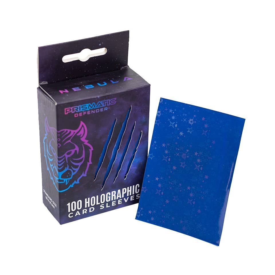 Prismatic Defender: Holographic Card Sleeves - Standard Size - 3 Foil Designs