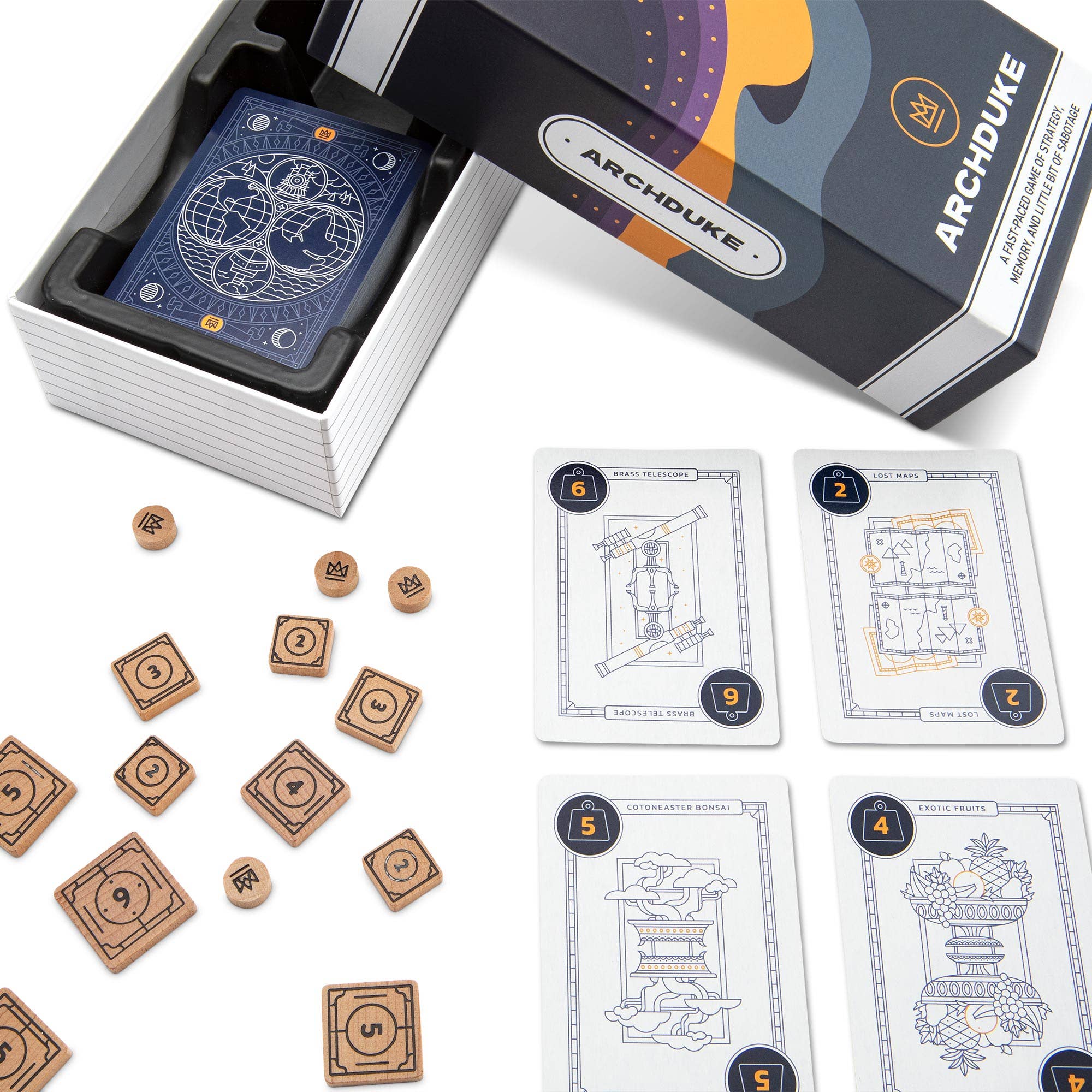 Archduke: Un juego de cartas de estrategia, memoria y sabotaje.