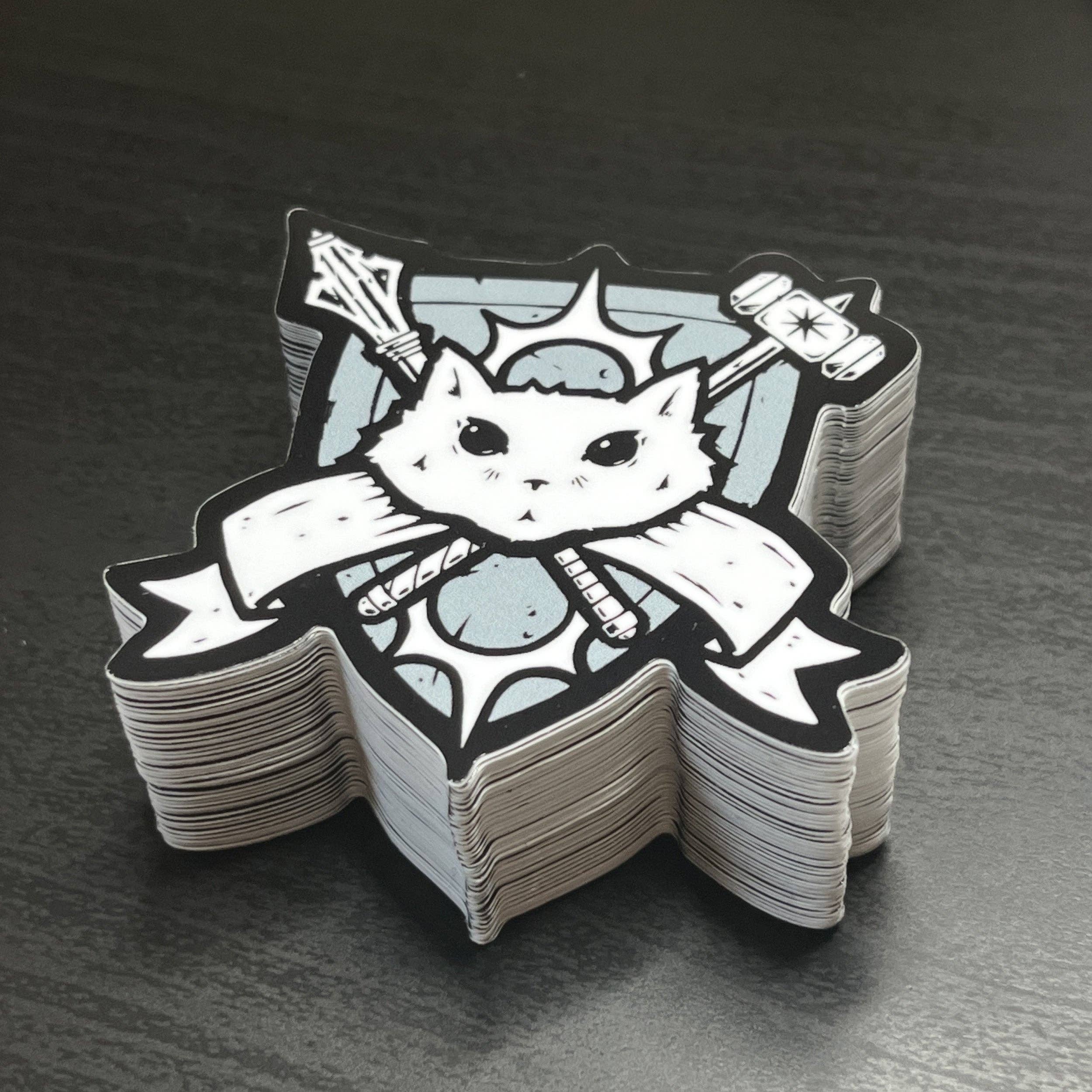 Pegatinas de clérigo - 3 pulgadas