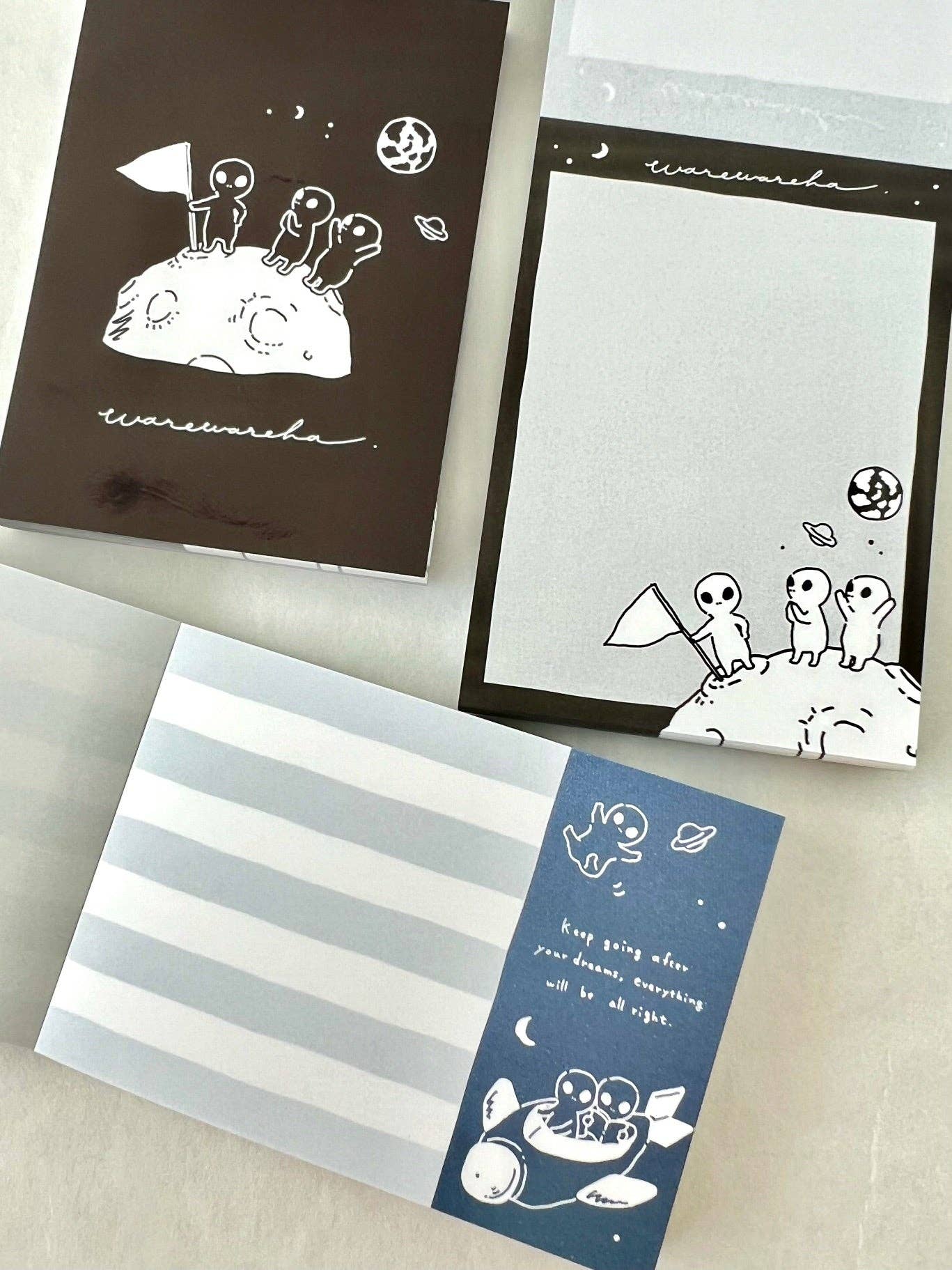 113692 CRUX Alien Landing Mini Notepad-10