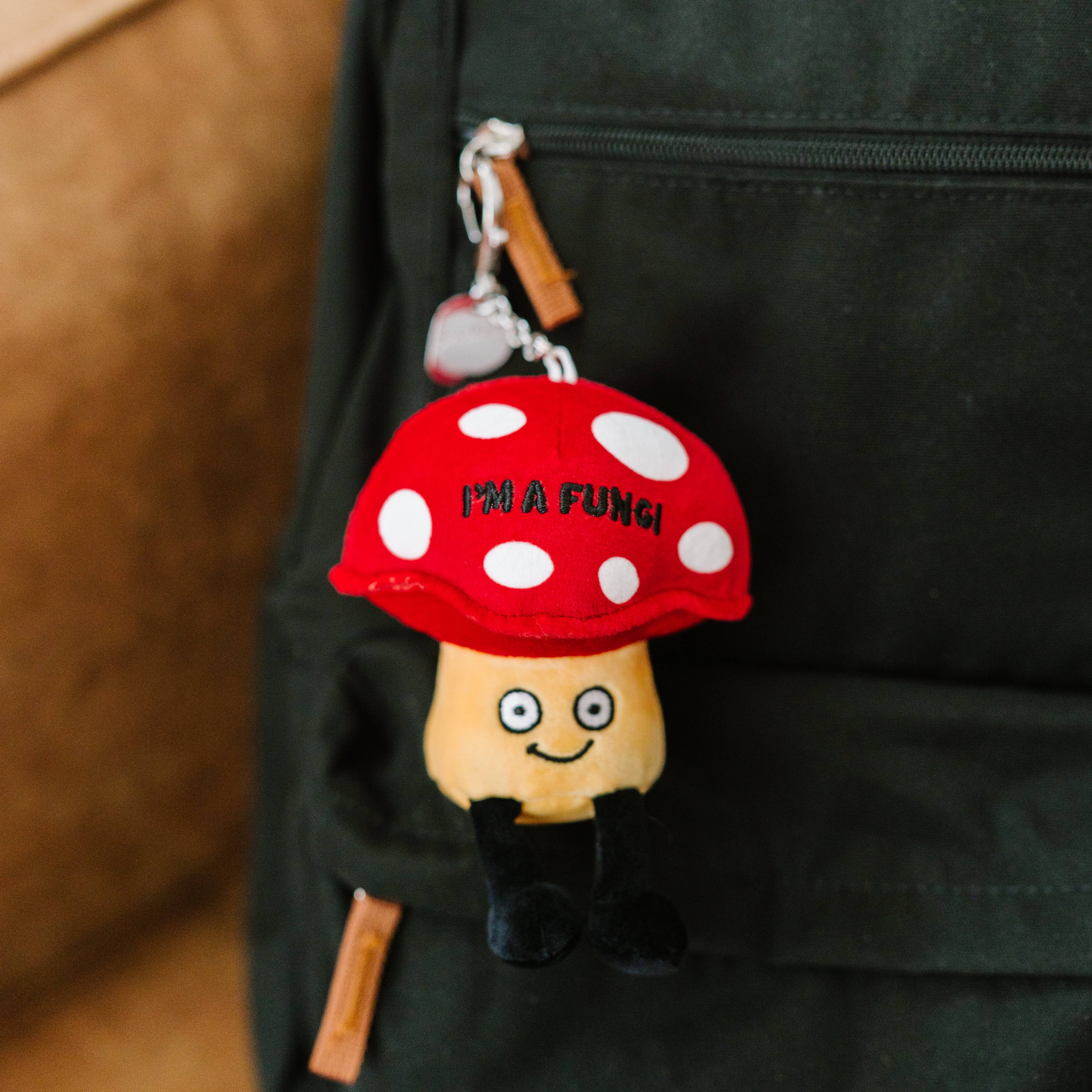 Funny Plush Mushroom Bag Charm Soft Toy Cute Gift Stuffed