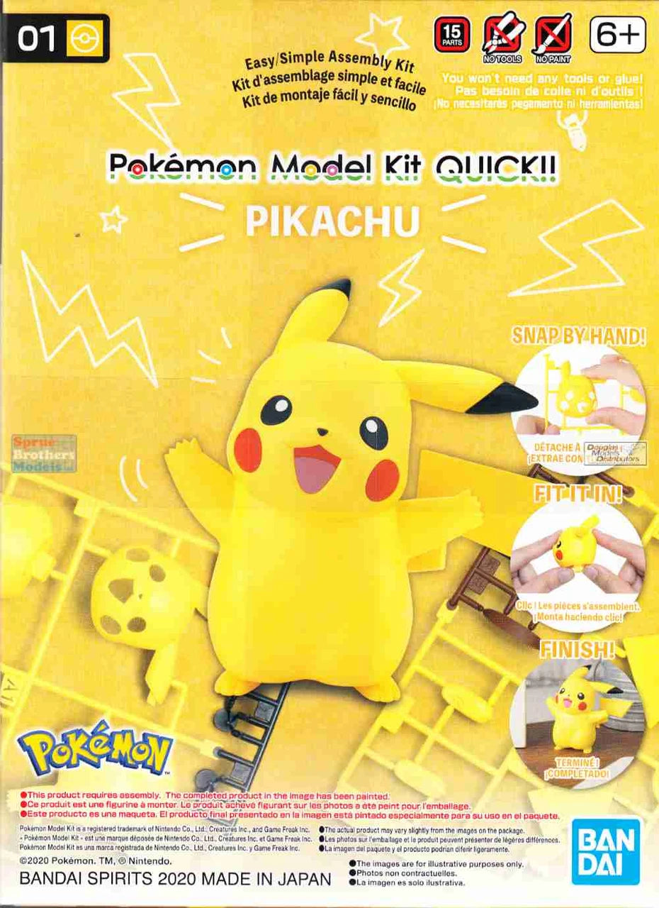 Pokemon Pikachu Quick Model Kit