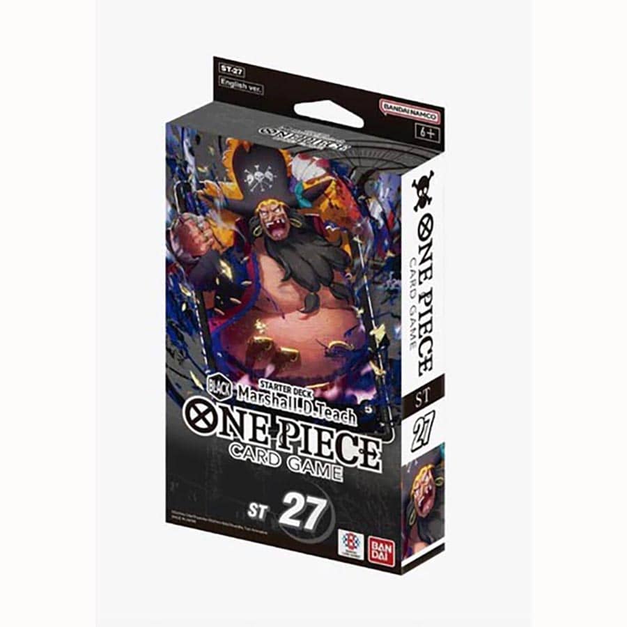 ONE PIECE TCG: BARAJA DE INICIO (ST-27) Marshall.D.Teach Black