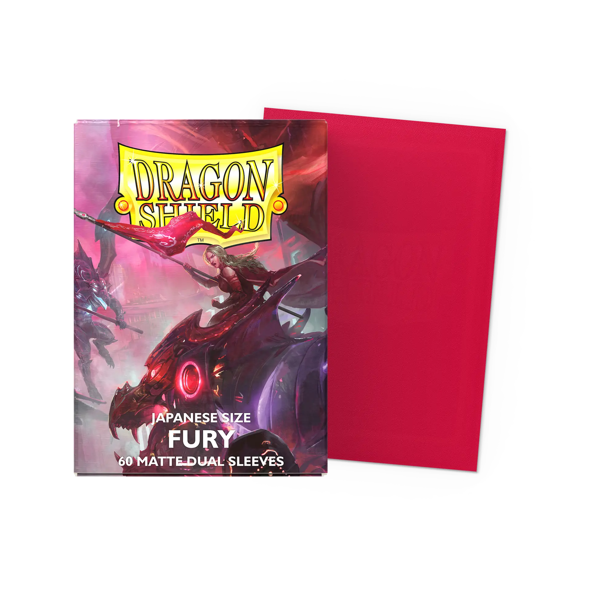 Dragon Shield Japanese Size Matte Dual Sleeves - Fury