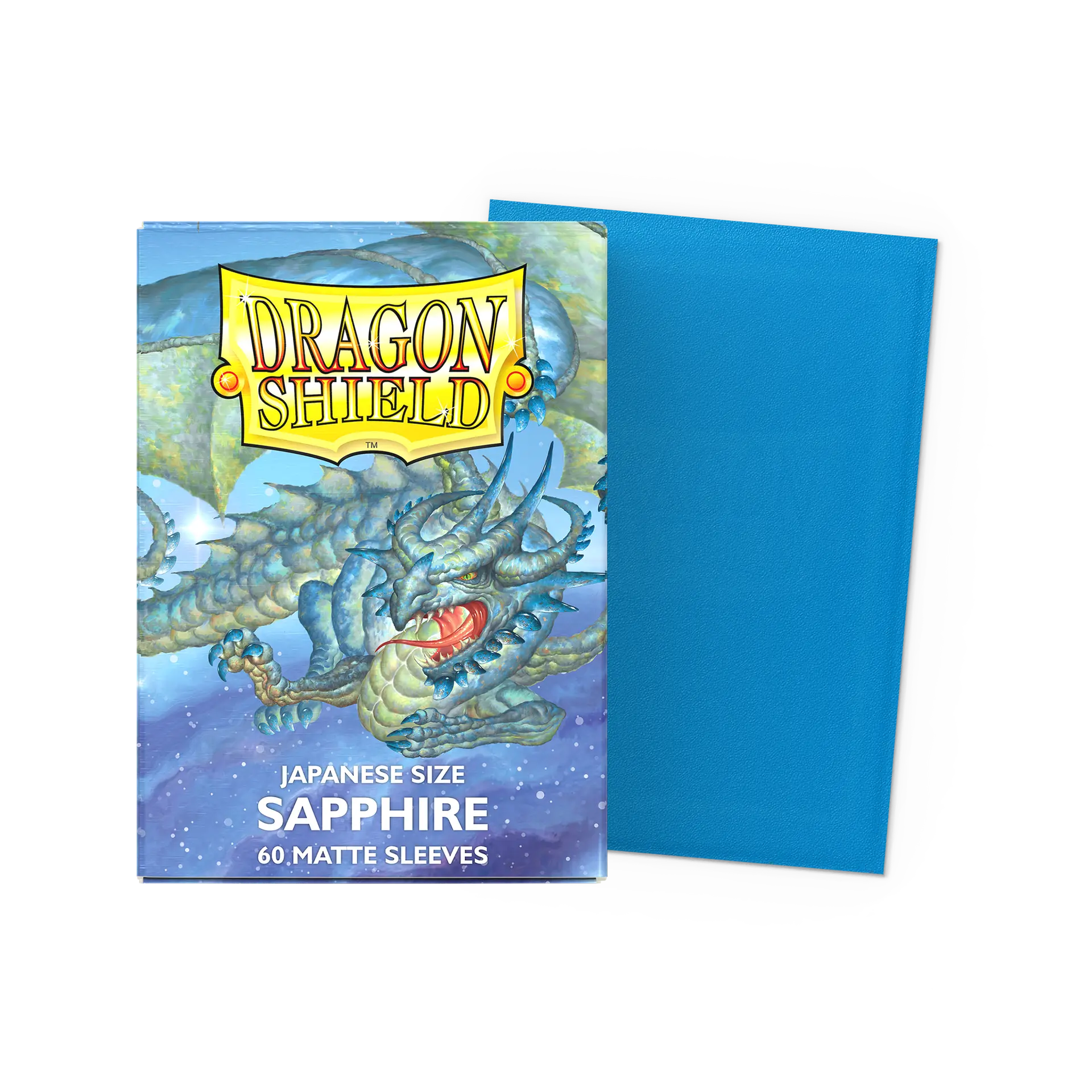 Dragon Shield Japanese Size Matte Sleeves - Sapphire