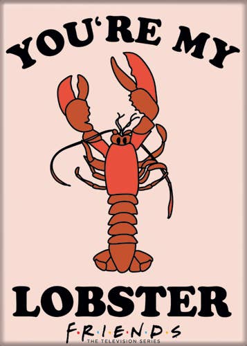 Friends Lobster Magnet 2.5" x 3.5"