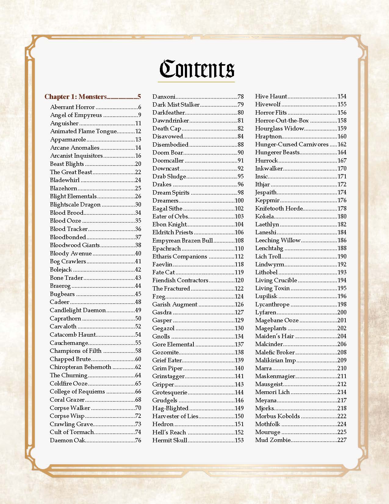 Grim Hollow: The Monster Grimoire