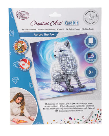 Crystal Art Card Kit: Aurora the Fox