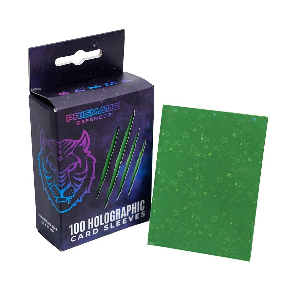Prismatic Defender: Holographic Card Sleeves - Standard Size - 3 Foil Designs