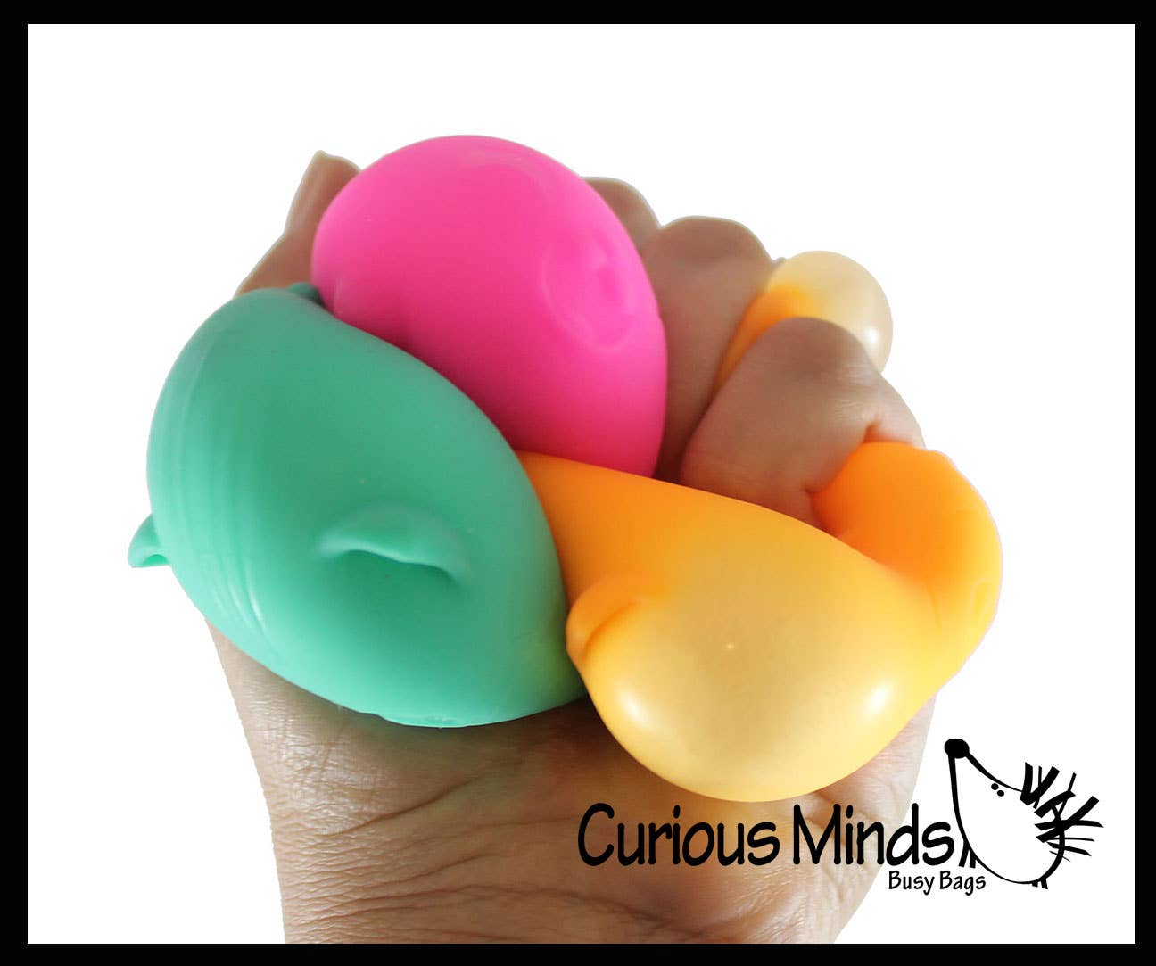 Bola elástica rellena de masa suave NeeDoh Teenie Cool Cat Groovy