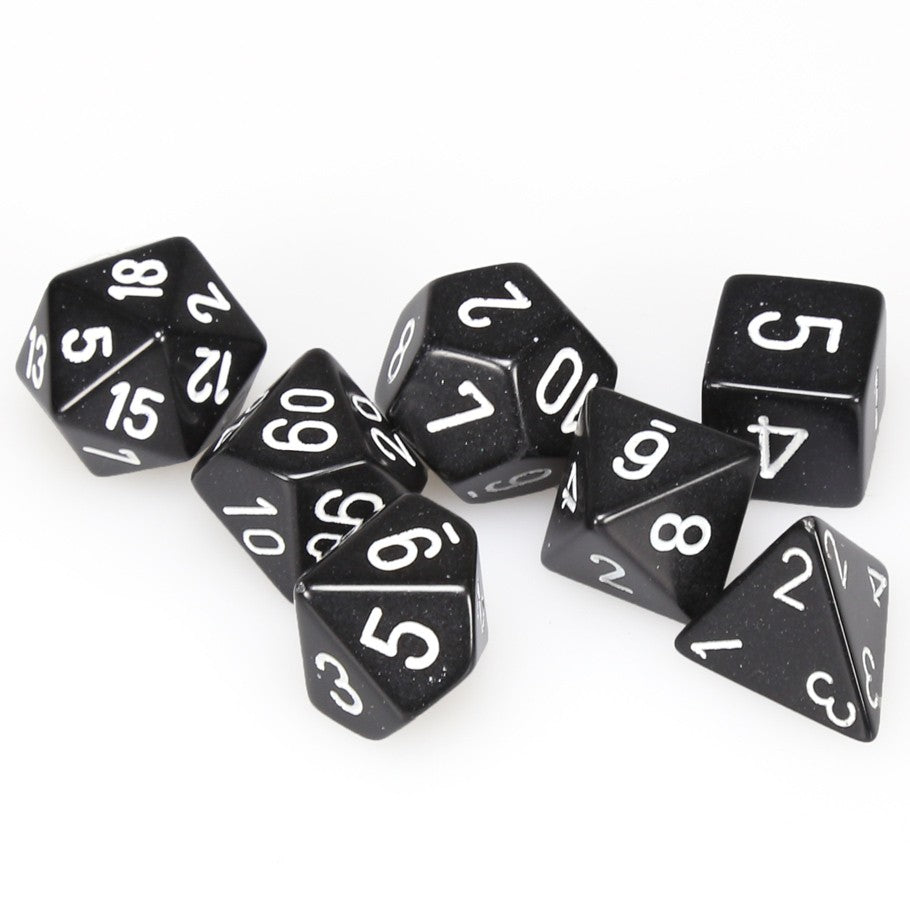 Dice: Chessex Opaque Black/White