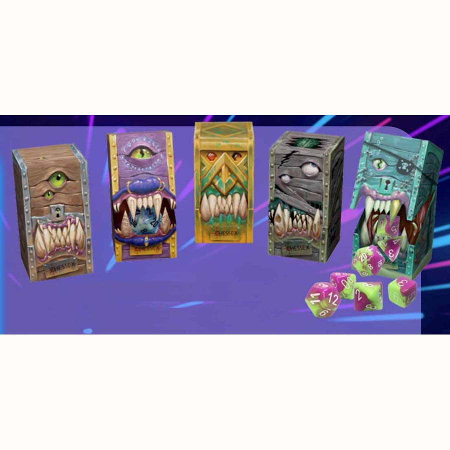 CHESSEX: HIDDEN WONDERS: 7-COUNT POLYHEDRAL SETS