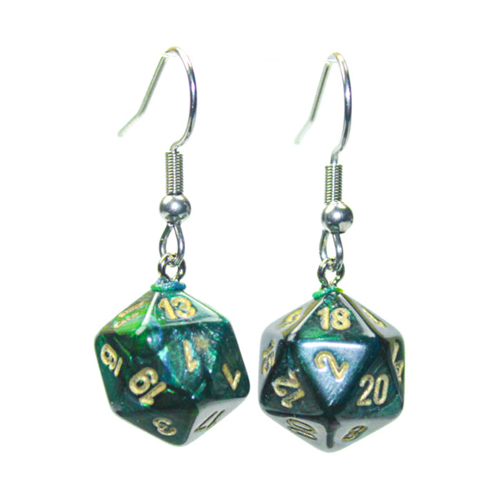 Chessex Mini d20 Dice Earrings