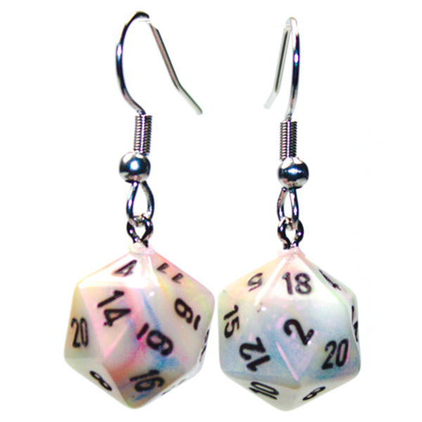 Chessex Mini d20 Dice Earrings