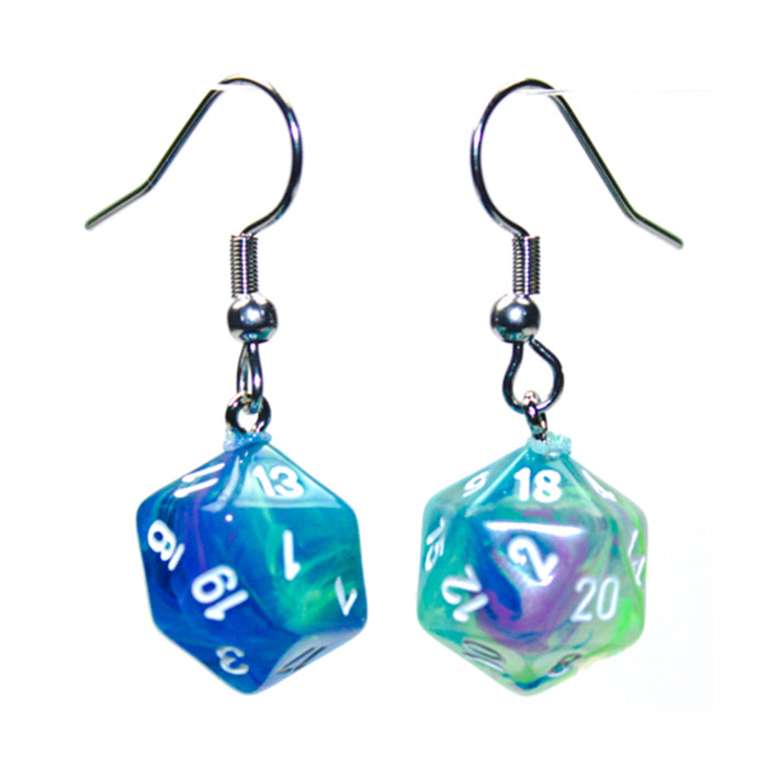 Chessex Mini d20 Dice Earrings