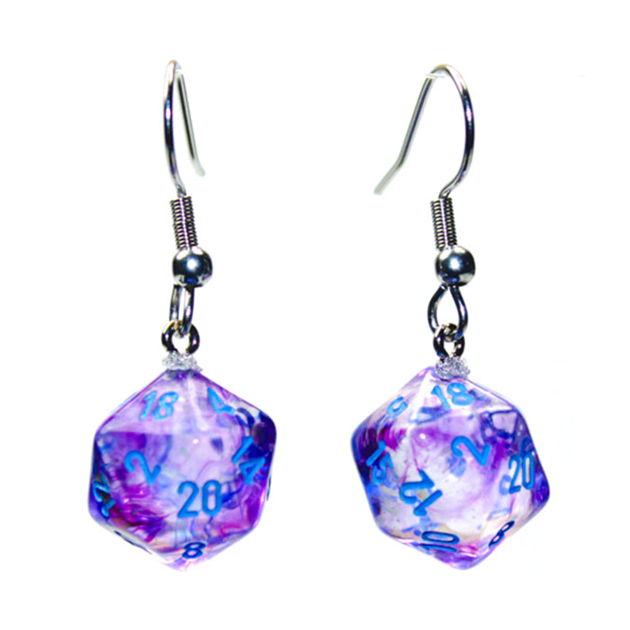 Chessex Mini d20 Dice Earrings