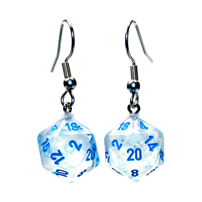 Chessex Mini d20 Dice Earrings